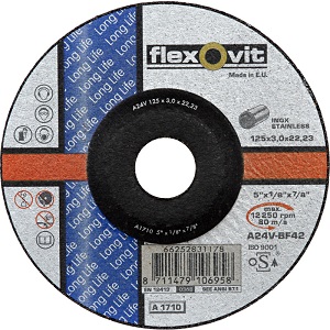 Long Life Cutting Disc- Flexovit A 24 V-BF42 Inox